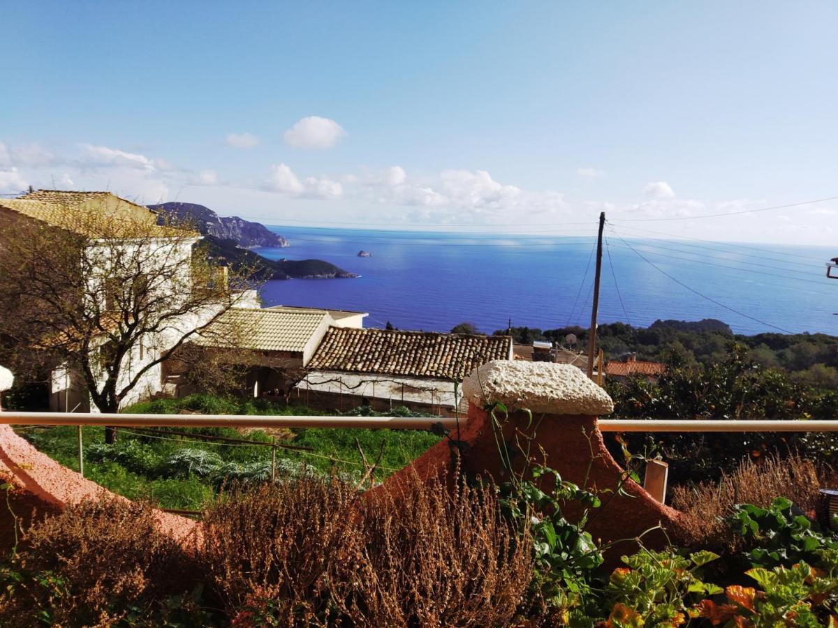 Traditional Panoramic Sea View House Lakones Ngoại thất bức ảnh