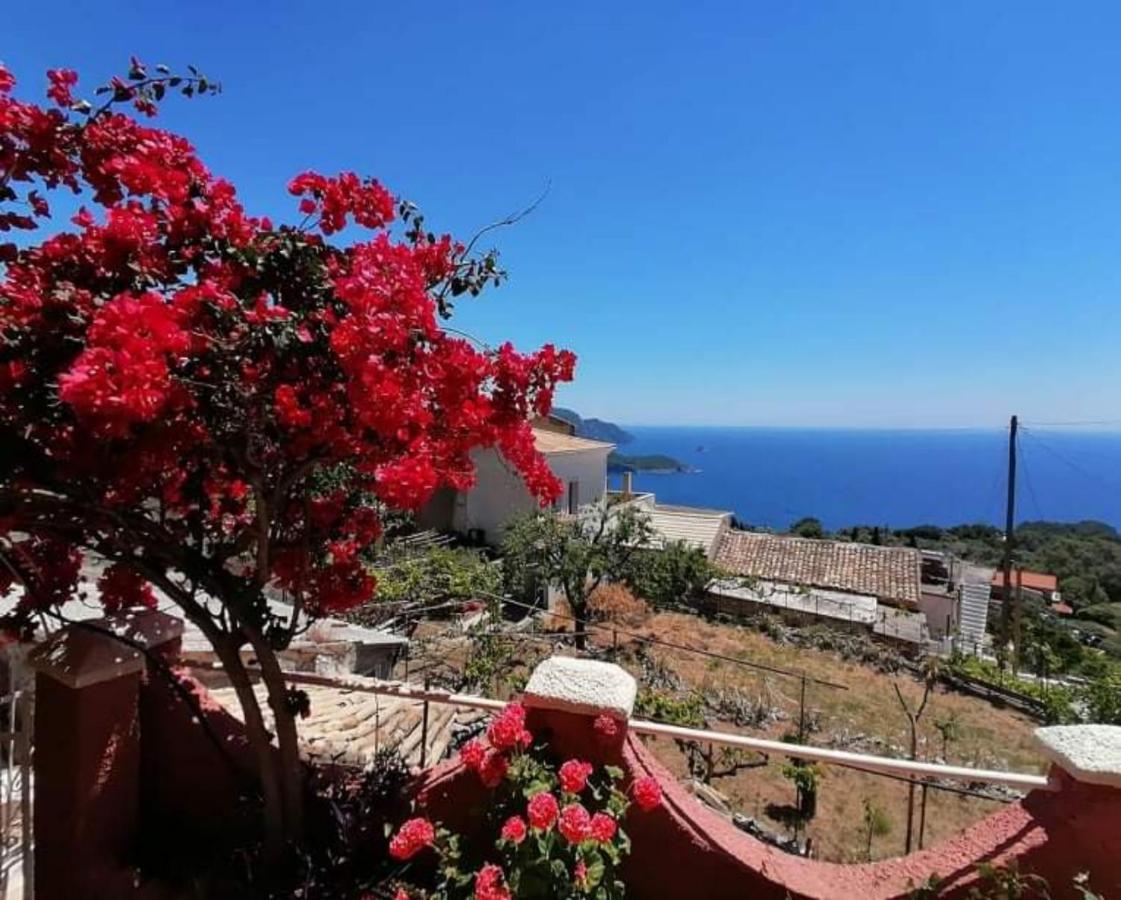 Traditional Panoramic Sea View House Lakones Ngoại thất bức ảnh