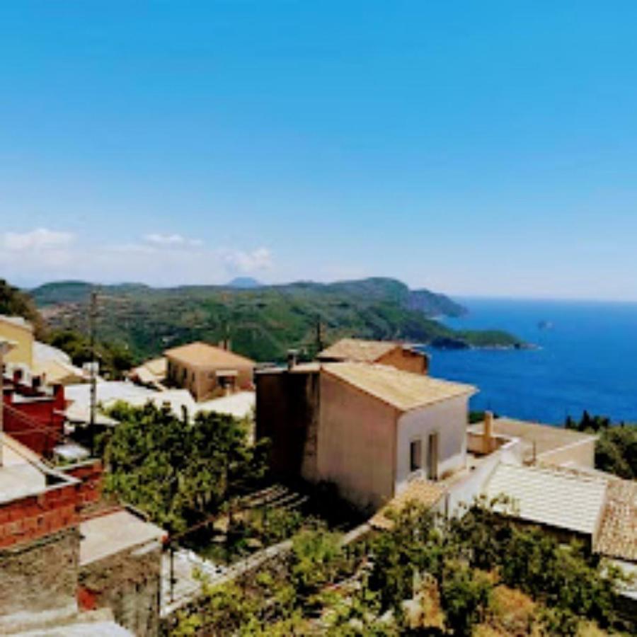 Traditional Panoramic Sea View House Lakones Ngoại thất bức ảnh