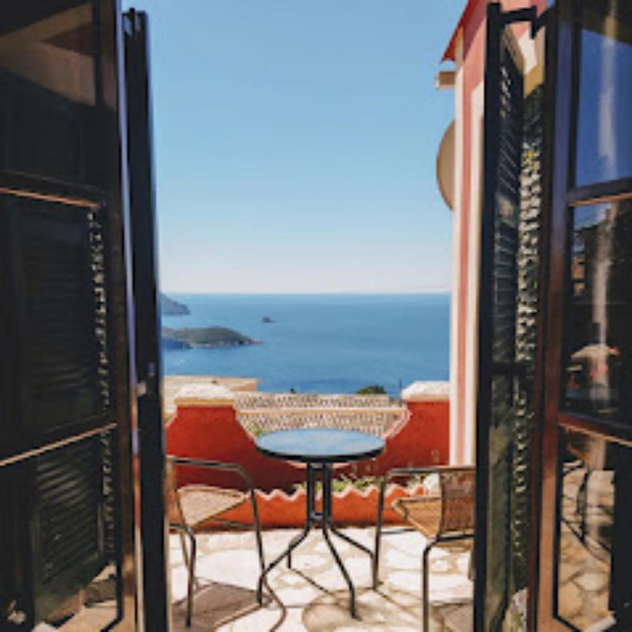 Traditional Panoramic Sea View House Lakones Ngoại thất bức ảnh